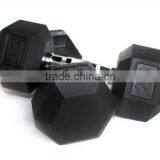 High Quality Bodybild Aerobic Hexagon Dumbbell With Nature Rubber Coated thumbnail-5