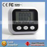 Big LCD Display Screen Multifunction Pedometer