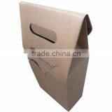 China Wholesale Eco Friendly Brown Kraft Gift Box for Wine