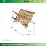 DR001 Bamboo Folding Dish Rack With Flatware Holder Set thumbnail-2
