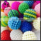 Summer! 20mm Mix color Plastic chunky beads kids necklace