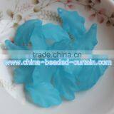 Hot Sale 15*24mm Transparent Frosted Leaves Shaped Acrylic Beads Plastic Pendants for Craft Making thumbnail-6