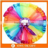 Professional Classical Ballet Tutu Dress With Rainbow Colors for Baby Girls thumbnail-6