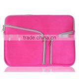 Pink Zipper Sleeve Bag Case Cover Pocket for All Laptop 13" Macbook / Pro / Air thumbnail-1
