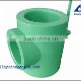 32mm PPR TEE pipe fitting mould with 2344 mould material and mould detail