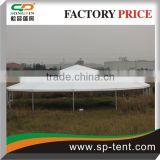 aluminum frame polygon tent for sale with glass door