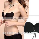 Sexy Woman Push Up Self-Adhesive Silicone Bust Front Closure Strapless Invisible Bra Wholesale thumbnail-5