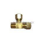 971 Male Run Tee,Air Brake Fittings for Nylon Tube,Brass Valve thumbnail-2