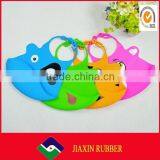 Best Selling Folding Washable Plain Adjustable Silicone Baby Bib Waterproof thumbnail-1