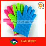 Hand Gloves, Silicone Bbq Baking Gloves, Kitchen Tool With Finger Oven Gloves thumbnail-1