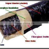 Flexible Duct Making Machine With Fiberglass Reinforced Scrim Film thumbnail-1