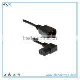 C14 to C13 Right Angle Power Cable - CPU Power Cord thumbnail-1