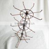 Wholesale 2-Tier Counter Metal Rotating Jewelry Display thumbnail-3