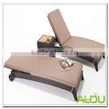 Audu Seaside Garden Set,Seaside Outside Double Sun Lounger Garden Set thumbnail-2