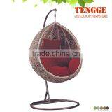 Egg Swing Chair Outdoor Rattan Round Hammock thumbnail-1