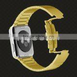 Stainless Steel Strap for Watch Gold Plating Band Gold Luxury Accessories for Apple Watch thumbnail-2