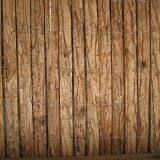 natural bark fence for gardening