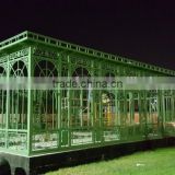 Galvanized steel Garden green house / glass sun room