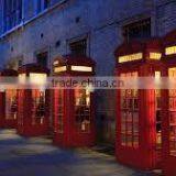 Red Antique London Public Telephone Booth Decoration for Sale Made by Chinese Manufacture thumbnail-6
