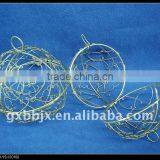 Gold Iron Decorative Bouncy Balls Set of Two thumbnail-1
