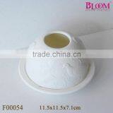 White Ceramic Tea Light Holder,ceramic Oil Burner thumbnail-1