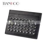 Gift Rivet pu Leather/genuine Leather Credit / Name Card Holder for Business