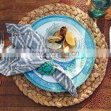 Water Hyacinth Placemat / Non Toxic Round Plate thumbnail-5