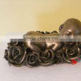 Garden Bronze Nude Boy Statues Little Sculptures thumbnail-1