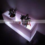 Solar Powered LED Flower Pot Light Outdoor Garden Planter for Path Way Lamp Decor