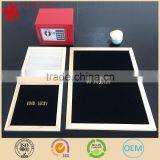 Felt Letter Board Black Felt With 320 White Plastic Changeable Characters 10 In. x 10 Inches Square Wood Oak Frame thumbnail-4