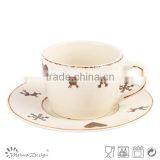 Good Quality Novel Gift Design Ceramic Cup and Saucer thumbnail-5
