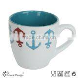 Traditional European Style Tea Sets/Colored Bulk Ceramic Porcelain Tea Coffee Cup And Saucer thumbnail-6