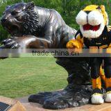 Bronze Foundry Metal Craft Life Size Tiger Bronze Animal Statue for Garden thumbnail-4