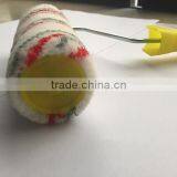 Patterned Paint Roller Acrylic Cover Red/gray Strip Stick System Roller Frame thumbnail-2