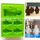 2017 FDA 8 Cavities Silicone Robot Ice Moulds thumbnail-2