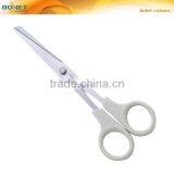 S81034 LFGB Certificated 5-1/2" White Color Handle Hair Scissors for Sale