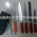 6 pc Kithcen Chef Knife Set Classic Open Stock Cutlery Collection thumbnail-1