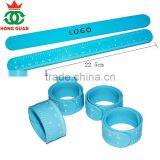 Custom Silicone Slap Snap Ruler Bracelet Wristband Sillicone Slap Wristband thumbnail-3