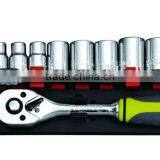 CF598407: 12pcs 1/2" Drive Socket and Ratchet Handle Set