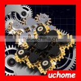 UCHOME 2017 Best Selling Adult Toy Nine Teeth Linkage Fidget Hand Spinner High Quality Stainless Steel Spinner thumbnail-3