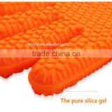 Heat Resistant Silicone BBQ Grill Oven Gloves and Barbecue Gloves for Cooking, Baking, Smoking, Potholder thumbnail-1