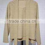 Fashionable Woman Chiffon Shirt and Loose Pants Classics Workwear