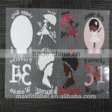 Screen Printing PVC Plastisol Iron On Custom Heat Transfer Printed Labels thumbnail-4