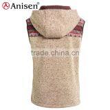 Plus Size Clothing Polyester Fleece Hooded Women Vest thumbnail-4