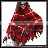 CX-B-M-62A 2016 New Latest Cheap Genuine Mink Fur Poncho and Shawl thumbnail-2