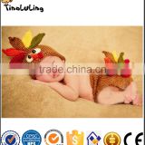 Tinaluling Wholesale Hot Sale Cute Crochet Knitting Baby Hats Sets For Baby Photography Props