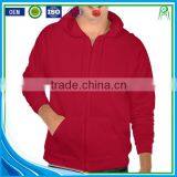 China Factory Custom Printing 100% Cotton Long Zipper Hoodie thumbnail-3