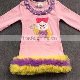 Easter New Design 2016 Girls Dress Summer Dress Popular Holiday Baby Kids Chick Long Sleeve thumbnail-1