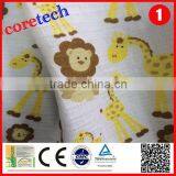 Organic Breathable Soft 100% Cotton Printed Muslin Fabric Factory thumbnail-1