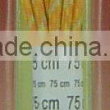 Round Orange Color Cotton Weave Shoe Lace